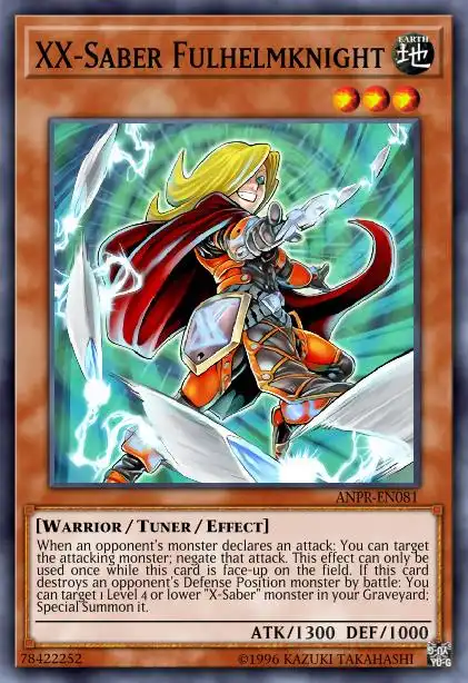 Edison Rulings: XX-Saber Fulhelmknight
